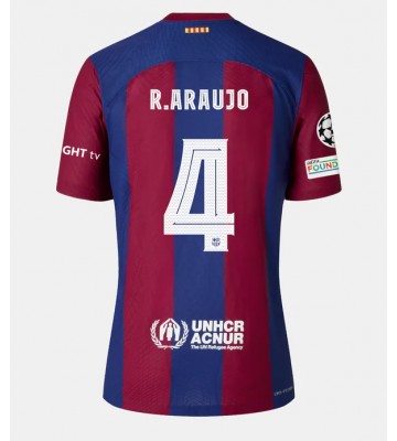 Barcelona Ronald Araujo #4 Replika Hjemmebanetrøje Dame 2023-24 Kortærmet